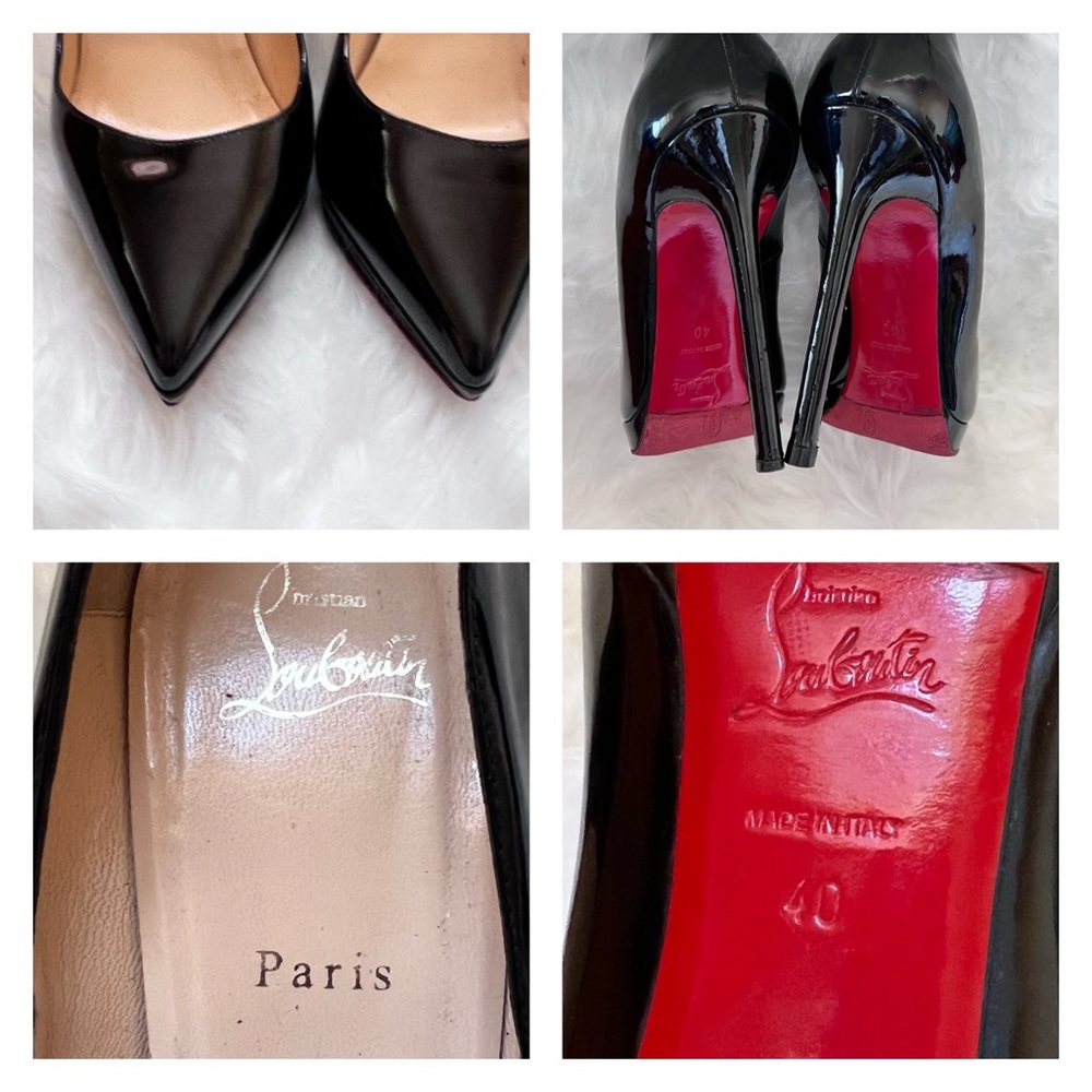 CHRISTIAN LOUBOUTIN Pigalle Plato Patent Leather Heels - Picture 7 of 7